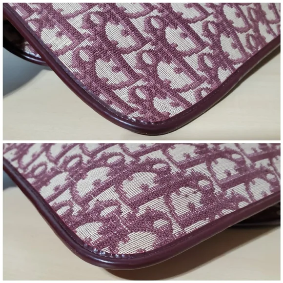 Christian Dior Vintage Saddle Clutch Shoulder Bag